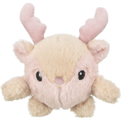 Trixie vianočné sobík-gulička so zvukom plyš krémová 18 cm