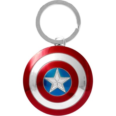 Prívesok na kľúče Marvel Comics kovová Captain America Shield