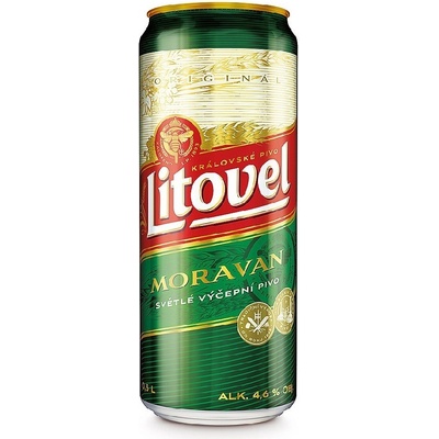 Litovel Moravan 11° 4,6% 0,5 l (plech)