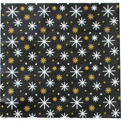 Toro Vianočné obrúsky so snehovými vločkami 33x33 cm 3V - 1 kus