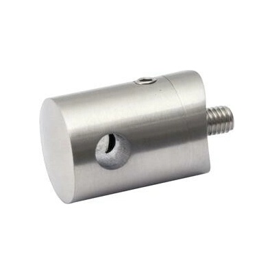 Příčný držák pro 4 mm lanko, pro trubku o 42,4 mm, nerez broušená V2A