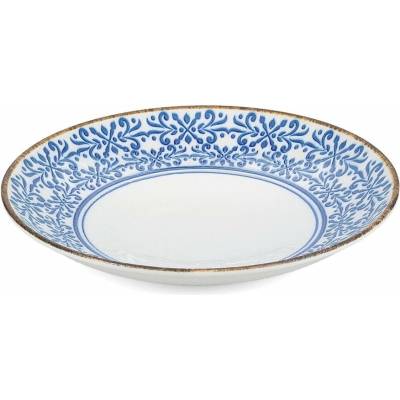 BonBistro Biela/modrá porcelánová misa ø 25,5 cm Azul
