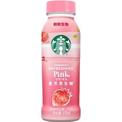 Starbucks hydratační nápoj s příchutí jahod a bobulí acai s kofeinem 270 ml