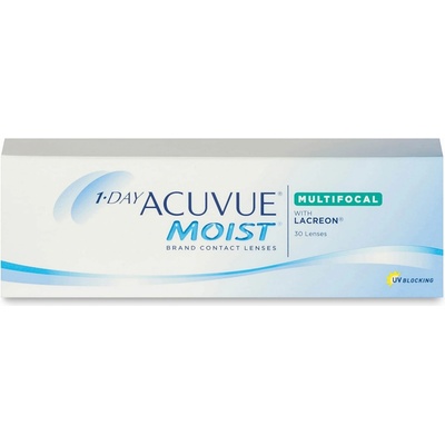 Johnson & Johnson 1-Day Acuvue Moist Multifocal Jednodenní čočky dioptrické 30 čoček – Hledejceny.cz