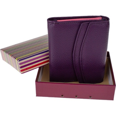 NovaKabelka D8580 Purple dámska kožená peňaženka fialová