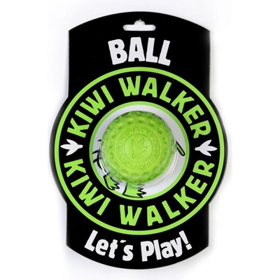 KIWI WALKER Plávacia loptička z TPR peny zelená 7 cm