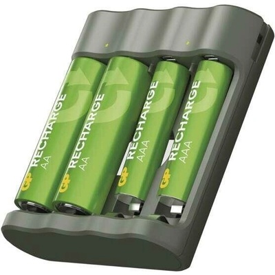 GP Batteries B50449 Nabíječka baterií GP B441+ Recharge +2xAA 2100mAh +2xAAA 800mAh – Hledejceny.cz