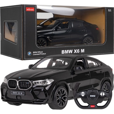 RASTAR Tomido RC auto BMW X6 M černé + Ovladač 24 GHz 1:14