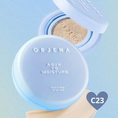Orjena Aqua To Moisture Cushion SPF50+PA+++ C23 cool NUDE Hydratační SPF make-up 14 g