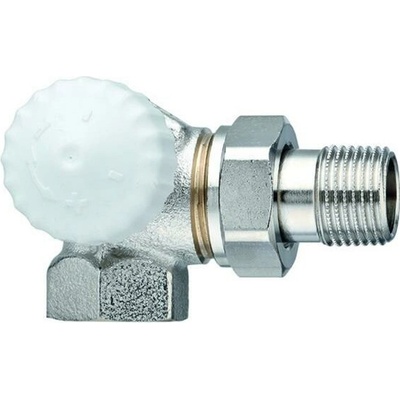 Heimeier V-exakt II úhlový přípoj vlevo 1/2" bronz ponikl.(HM)