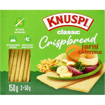 Knuspi Crispbread jarní zelenina 150 g – Hledejceny.cz
