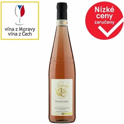 Habánské Sklepy Zweigel rosé 11,5% 0,75 l (holá láhev)