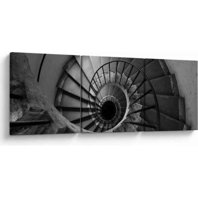 Obraz - Schodisko, trojdielne 90x30 cm
