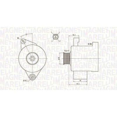 generátor MAGNETI MARELLI 063731796010