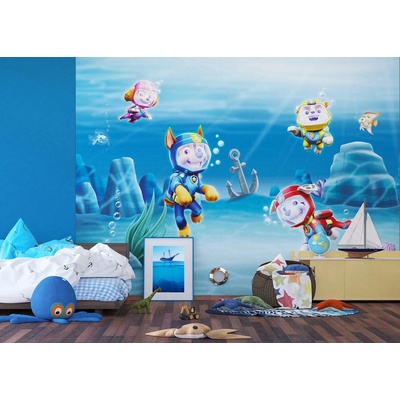 AG Design FTDNXXL-5076 Vliesová fototapeta Tlapková patrola rozměry 360 x 270 cm
