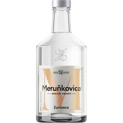 Žufánek Meruňkovica 45% 0,5 l (čistá fľaša)