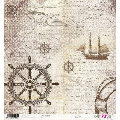 Rýžový papír SCRAP MOŘE - Rice Paper SCRAP MARITIM