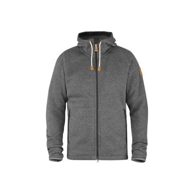 Fjällräven Ovik Fleece Hoodie Men Šedá