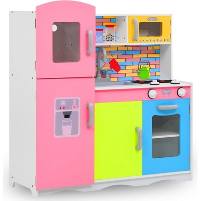 Greatstore Dětská kuchyňka MDF 80 x 30 x 85 cm vícebarevná