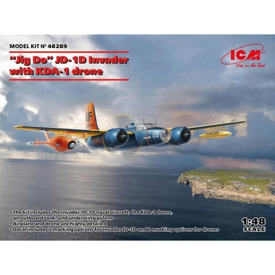 ICM JD 1D Invader Jig Dog with KDA 1 drone 48289 1:48