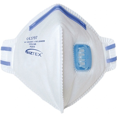 Portwest Respirátor P251 FFP2, skládací s výdechovým ventilkem POR-P251WHR Bílá