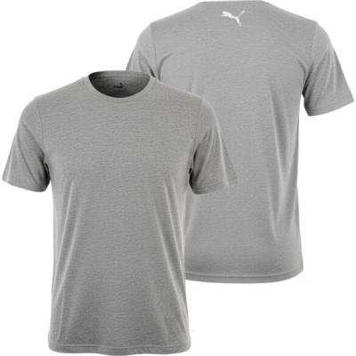 Puma Classic Bavlna pánské tričko s krátkým rukávem šedé