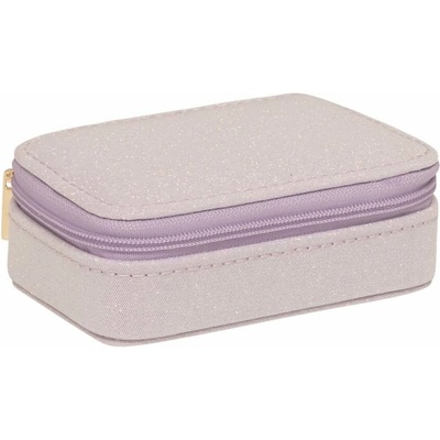 MIMI & LULA Dětská šperkovnice Purple Mini, fialová barva, papír, textil