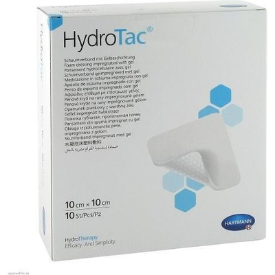 HydroTac - krytie na rany penové hydropolymérové impregnované gélom, 10x10 cm, 1x10 ks