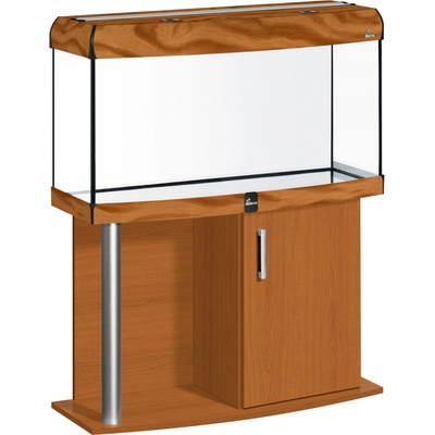 Diversa Comfort LED akvarijní set vypouklý hliník višeň 112 l
