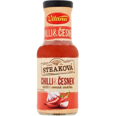 Vitana Steaková omáčka chilli a česnek 250 ml