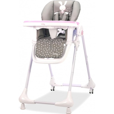 Asalvo BABY jídelní židle rabbit pink – Hledejceny.cz