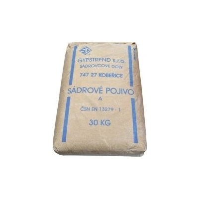 Sádra stavební 30kg šedá