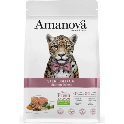 Amanova Cat Sterilised Salmon & Quinoa LG 1,5 kg