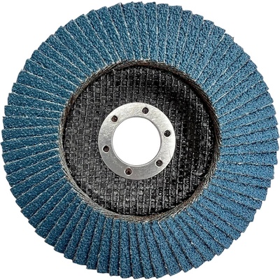Lamelový brúsny kotúč 115 × 22,2 mm, zrnitosť 40, zirkónový