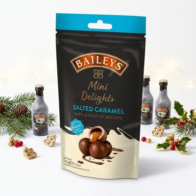 Baileys pralinky z mléčné čokolády s náplní se slaným karamelem a likérem 102 g