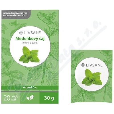 LIVSANE Medovkový čaj bylinný 20 x 1,5 g
