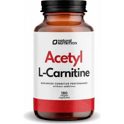 Natural Nutrition Acetyl L-Carnitine 180 kapslí