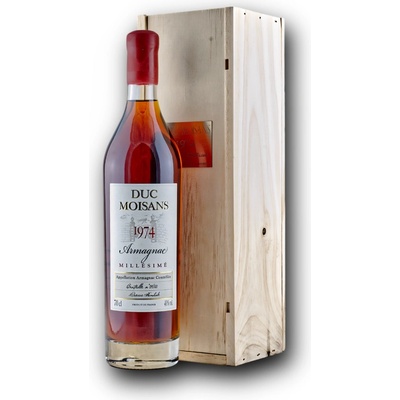 DUC Moisans Millesimé 1974 Armagnac 40% 0,7 L (kazeta)