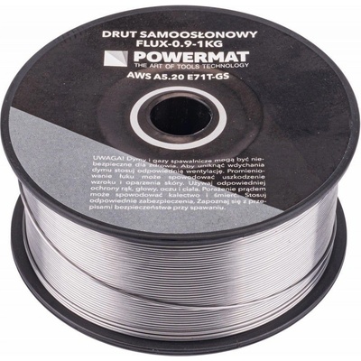 POWERMAT Svařovací drát trubičkový, 0,9 mm, 1 kg PM-FLUX-0_9-1KG – Hledejceny.cz