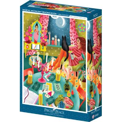 Pieces & Peace Čarovná čitáreň mesačného svitu 500 dielov