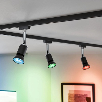 Paulmann LED GU10 4,8W 350lm ZigBee RGBW černá 29148