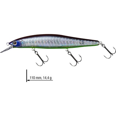Daiwa Steez Minnow 110SP-MR 11 cm 15 g Ghost Herring