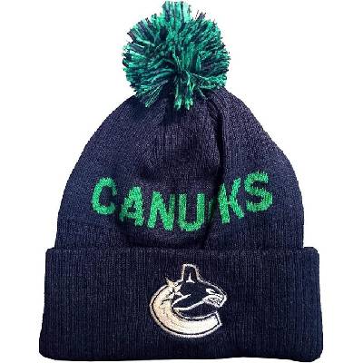 Outerstuff Vancouver Canucks NHL Cufed Knit With Pom