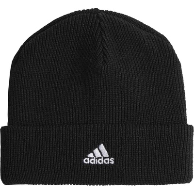 adidas BEANIE čierna biela osfy