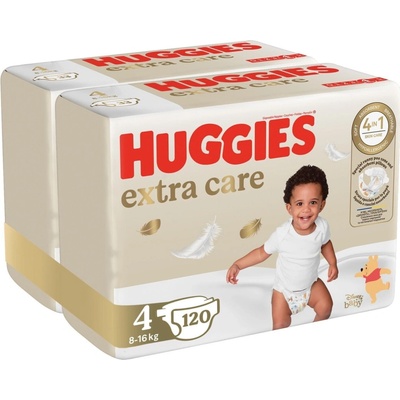 Huggies Extra Care 4, 120 ks