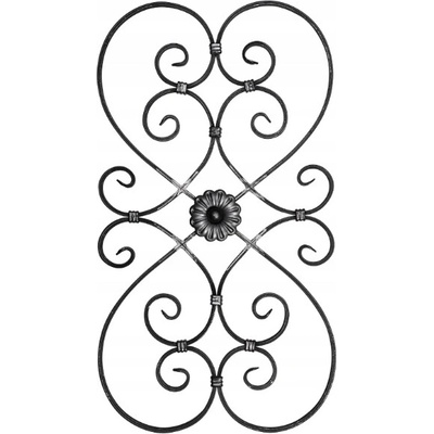 Kovaná rozeta 16x8 mm, V800 x D440 mm
