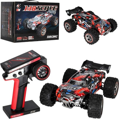 KIK RC auto WLToys 184008 RTR 1:18 4WD bezkartáčové LED 60 km/h