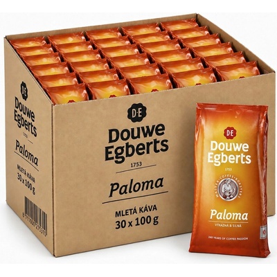 Douwe Egberts Paloma mletá 30 x 100 g