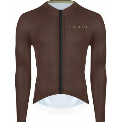 Force PLAIN dlouhý rukáv hnědý