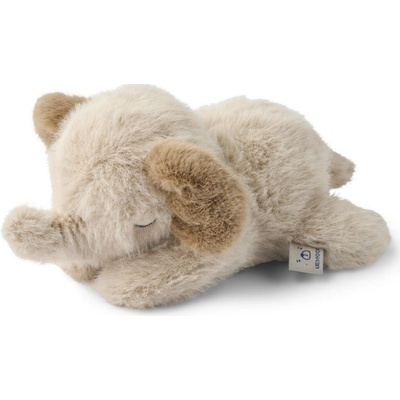 LIEWOOD Plyšové chrastítko Dania Elephant, krémová barva, textil